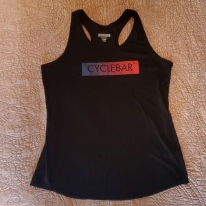 CycleBar Branded Tank w Ombre "CycleBar". Super flattering feminine shape.